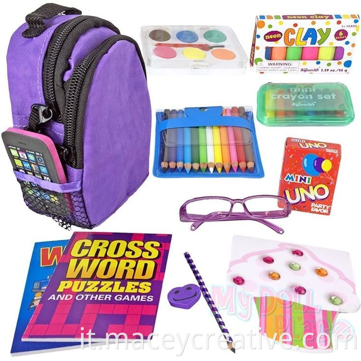 OEM Custom Design Fashion Girl Girl to School Borse Stationery Set